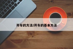 开车的方法/开车的基本方法