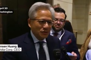 英伟达CEO称中国在AI领域“并不落后”于美国，两国差距很小